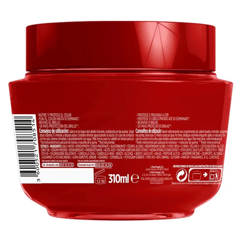 L'Oréal Paris Elvive Color Vive Protective Mask For Colour Treated Hair 310 Ml