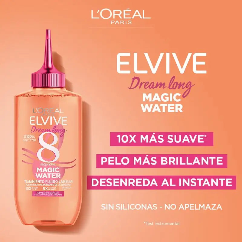 L'Oréal Paris Elvive Dream Long Magic Water: 8S Hair Treatment, Lamellar Technology, 200Ml