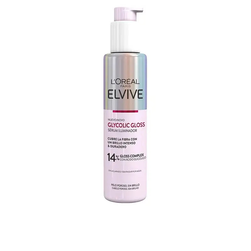 L'Oréal Paris Elvive Glycolic Gloss Serum With Glycolic Acid Soft & Shiny Hair