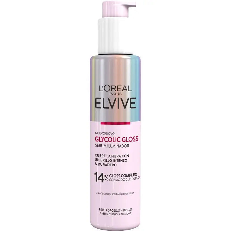 L'Oréal Paris Elvive Glycolic Gloss Serum With Glycolic Acid Soft & Shiny Hair