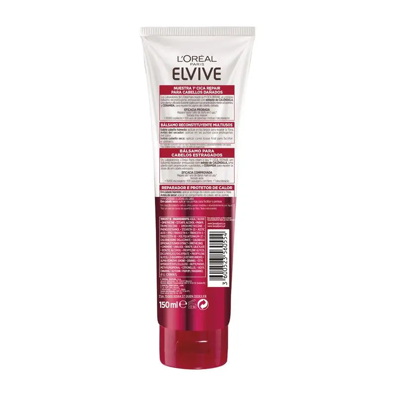 L'Oréal Paris Elvive Total Repair 5 Cica Repair Repair Repairing Treatment For Damaged Hair 150Ml