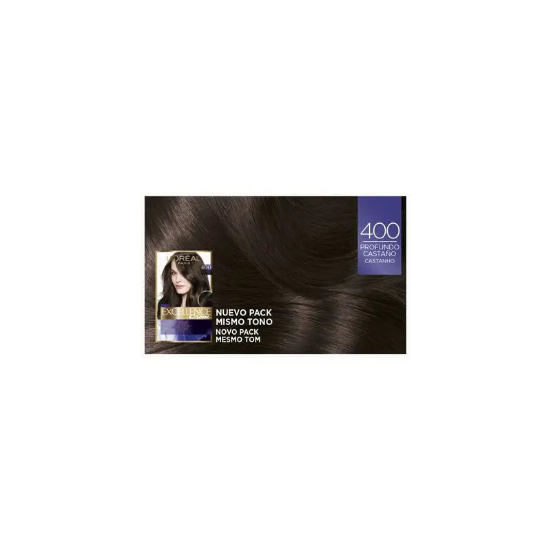 L'Oréal Paris Excellence Deep Auburn Permanent Hair Color - Shade 400 Deep Auburn