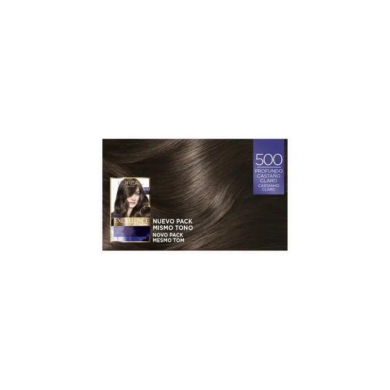 L'Oréal Paris Excellence Deep Auburn Permanent Hair Color - Shade 500 Light Deep Auburn