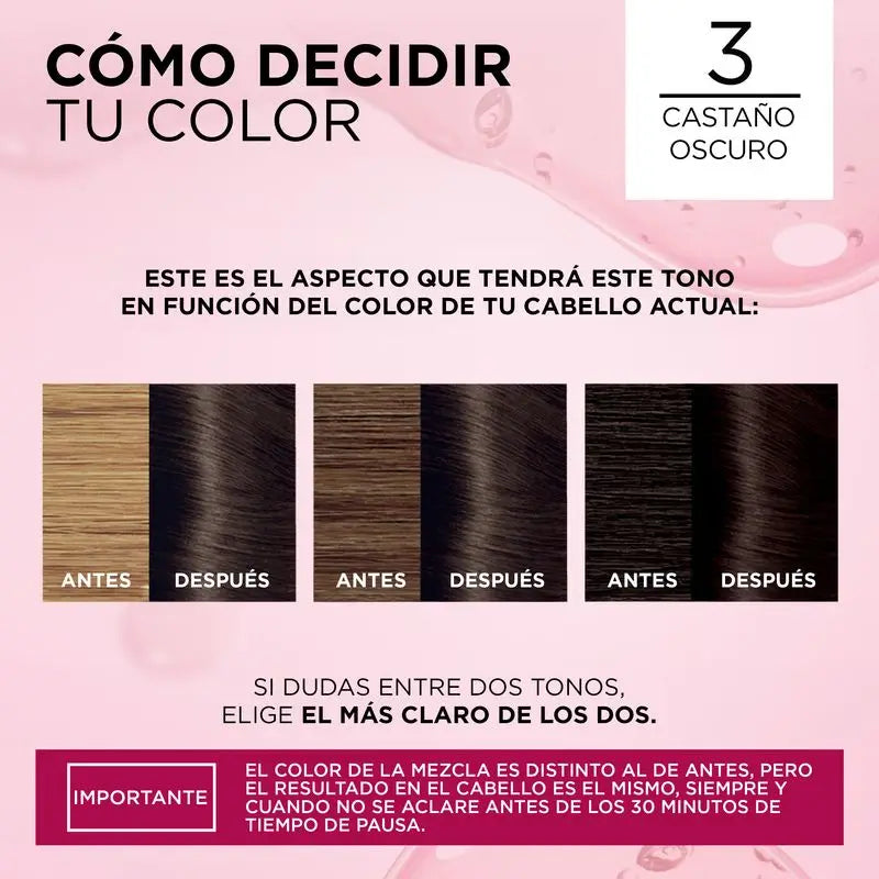 L'Oréal Paris Excellence Creme Permanent Hair Color - Shade 3 Dark Auburn