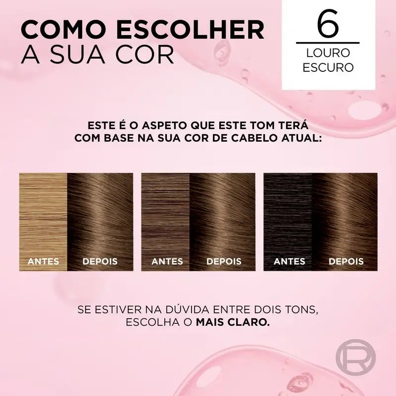 L'Oréal Paris Excellence Creme Permanent Hair Color - Shade 6 Dark Blonde