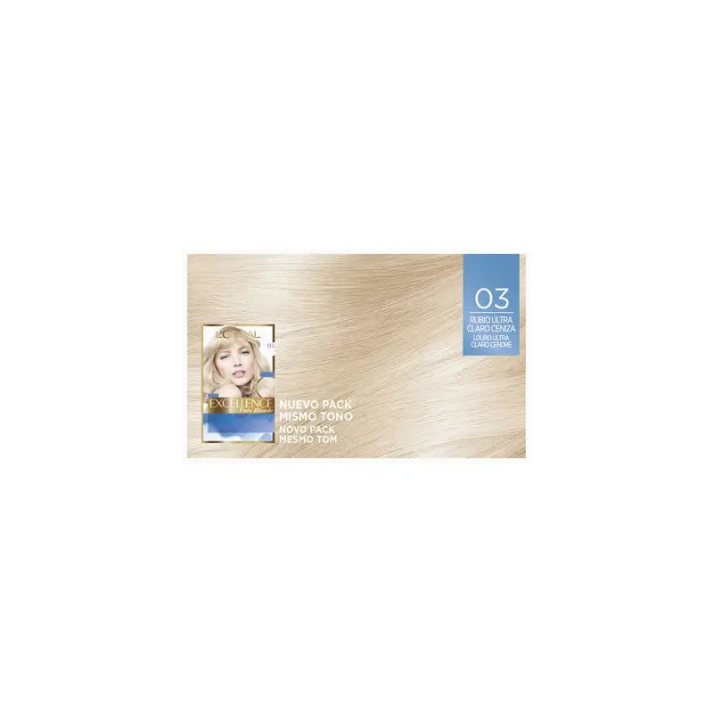 L'Oréal Paris Excellence Pure Blonde Ultra-Lightening - Shade 03 Ultra Light Ash Blonde