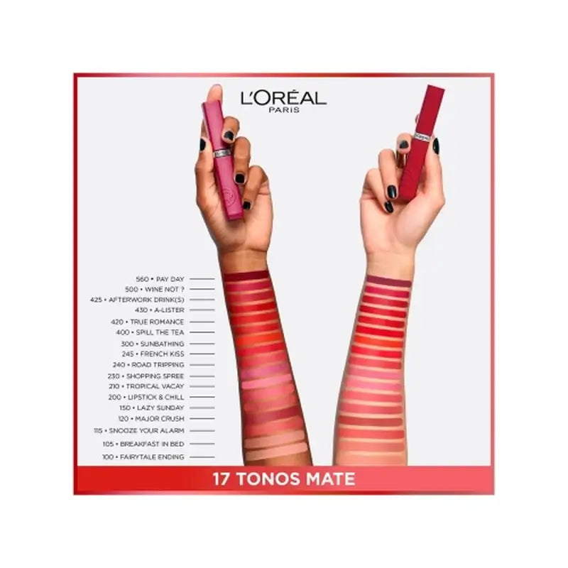 L'Oréal Paris Infaillible Le Matte Resistance Matte Finish 16H*. Shade 150 Wine Not?