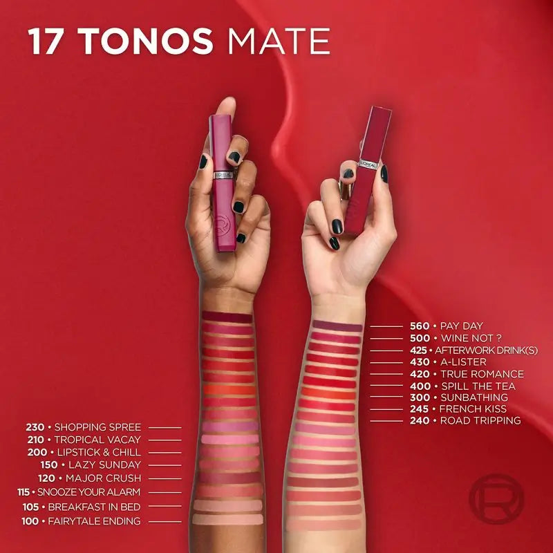 L'Oréal Paris Infaillible Le Matte Resistance Matte Finish 16H*. Shade 210 Tropical Vacay