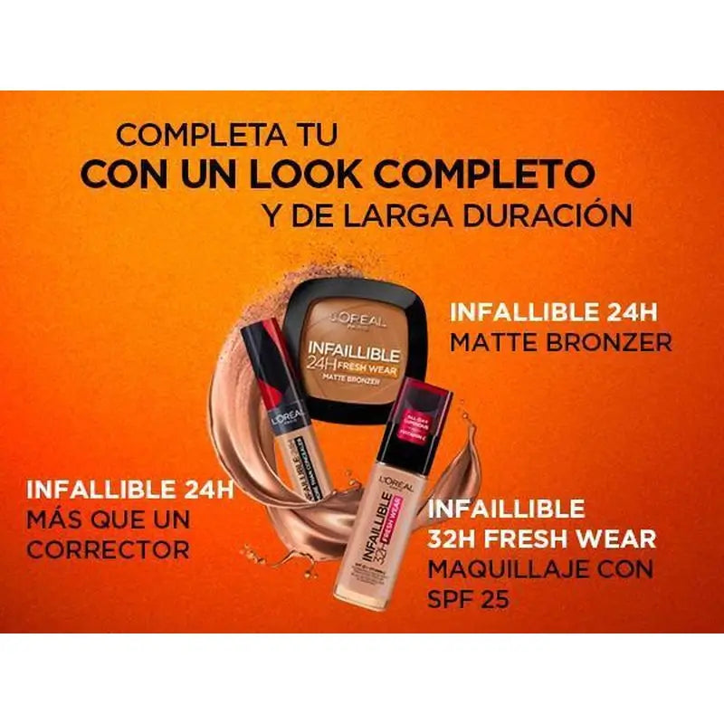 L'Oréal Paris Infallible 24H Long Lasting Matte Bronzing Powder Shade 250 Light Clair