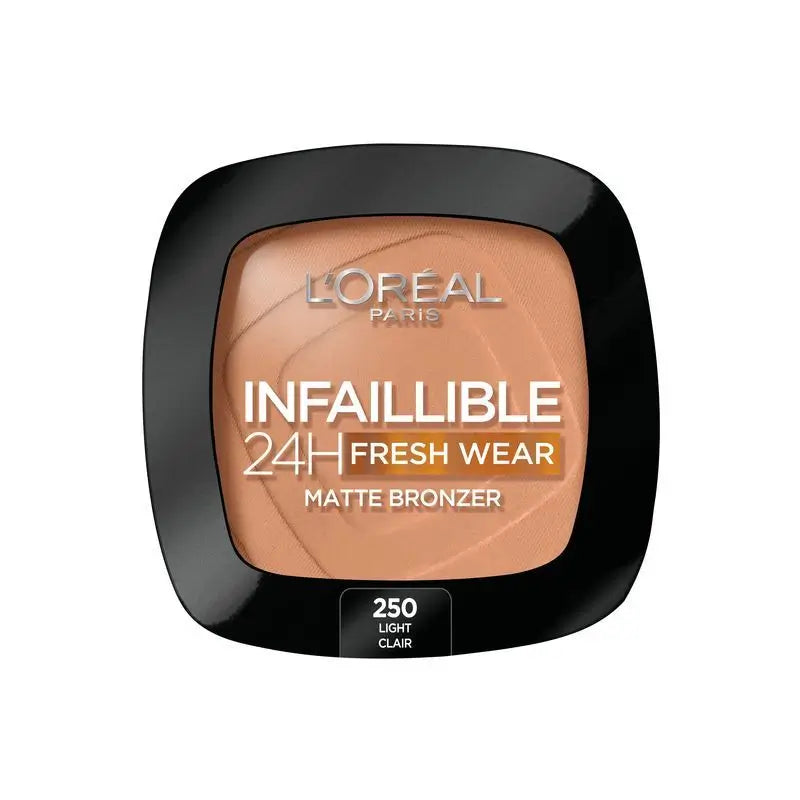 L'Oréal Paris Infallible 24H Long Lasting Matte Bronzing Powder Shade 250 Light Clair