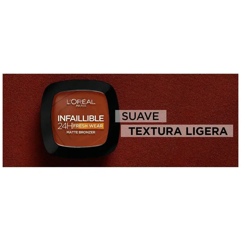 L'Oréal Paris Infallible 24H Long Lasting Matte Bronzing Powder Shade 300 Light Medium