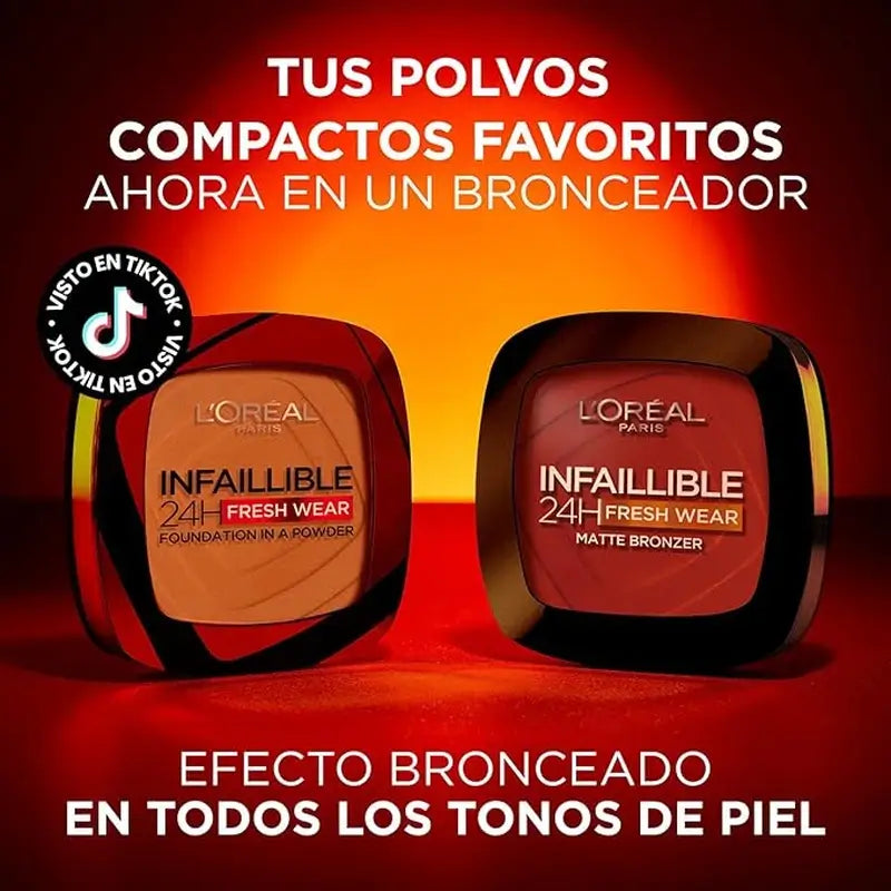 L'Oréal Paris Infallible 24H Long Lasting Matte Bronzing Powder Shade 350 Medium