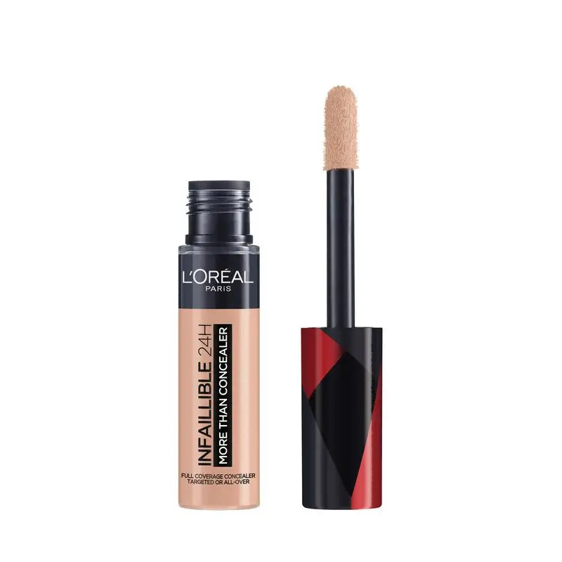 L'Oréal Paris Infallible More Than Concealer Full Coverage Concealer, Shade 324 Oatmeal/Avoine, 11 Ml