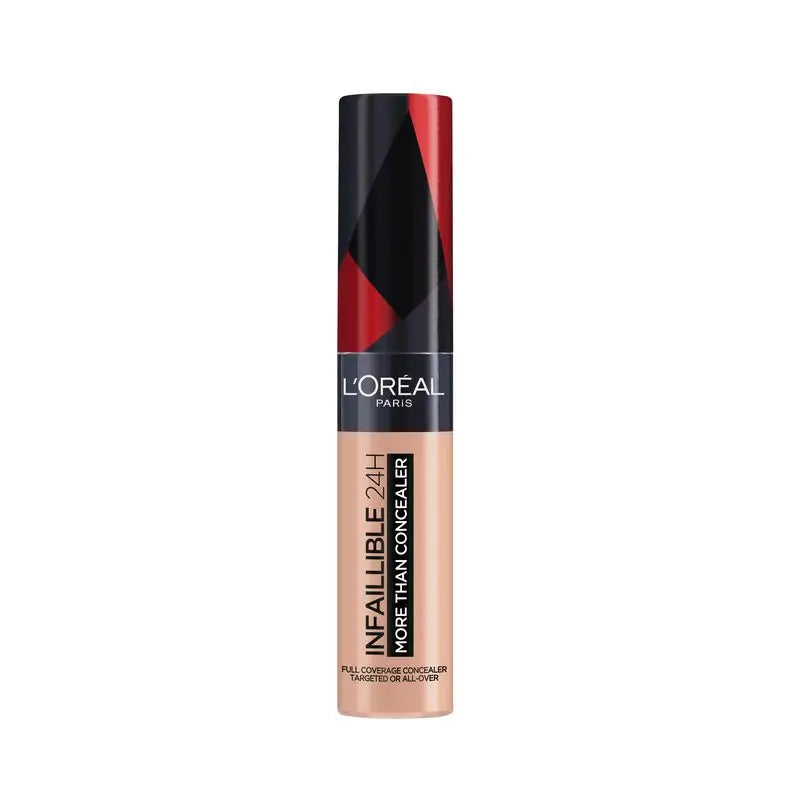 L'Oréal Paris Infallible More Than Concealer Full Coverage Concealer, Shade 324 Oatmeal/Avoine, 11 Ml