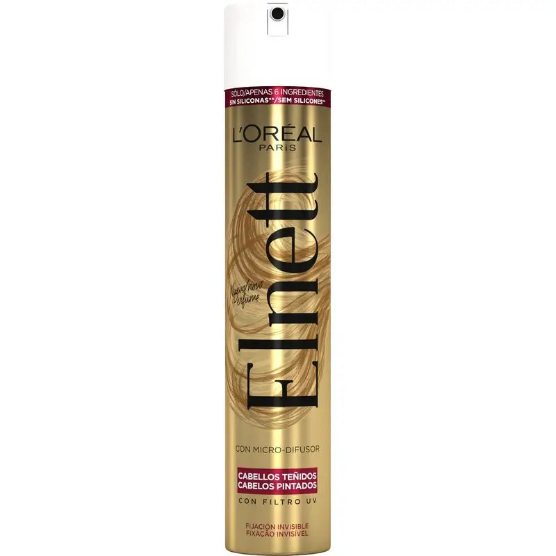 L'Oréal Paris Elnett Strong Hold Hairspray Colour Treated Hair 400Ml