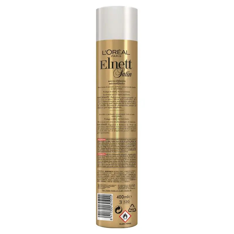 L'Oréal Paris Elnett Hairspray Strong Normal 400Ml