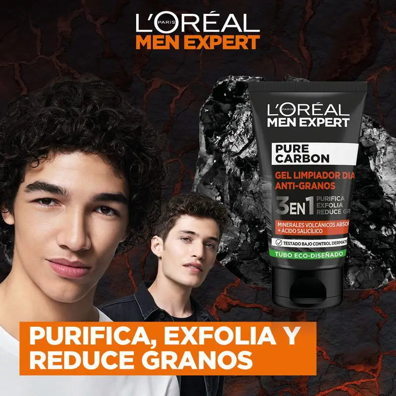 L'Oréal Paris Men Expert Pure Carbon Anti-Grain Gel 100Ml