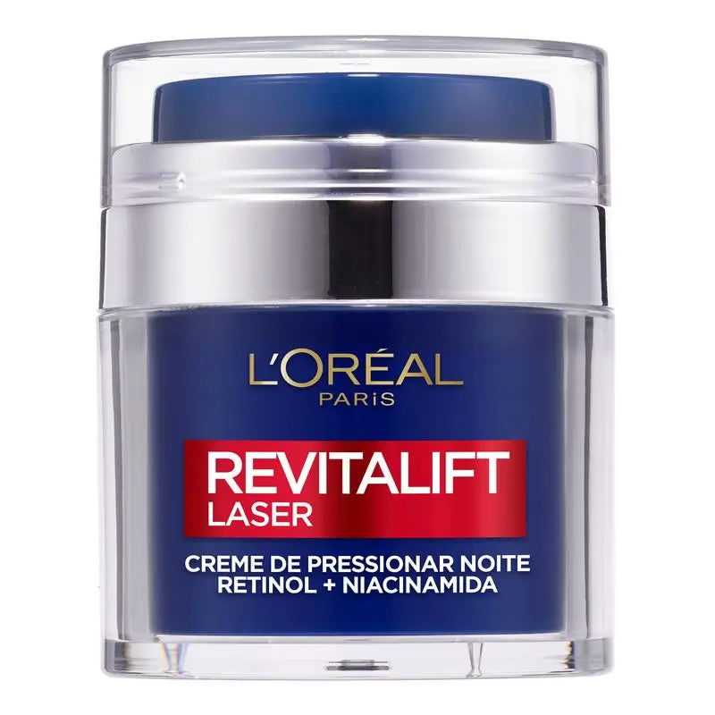 L'Oréal Paris Pressed Laser Revitalift Night Cream With Retinol + Niacidamide Single Dose Format, 50Ml