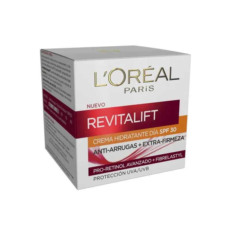 L'Oréal Paris Revitalift Anti-Wrinkle Day Cream With Sun Protection - With Pro-Retinol - 50 Ml