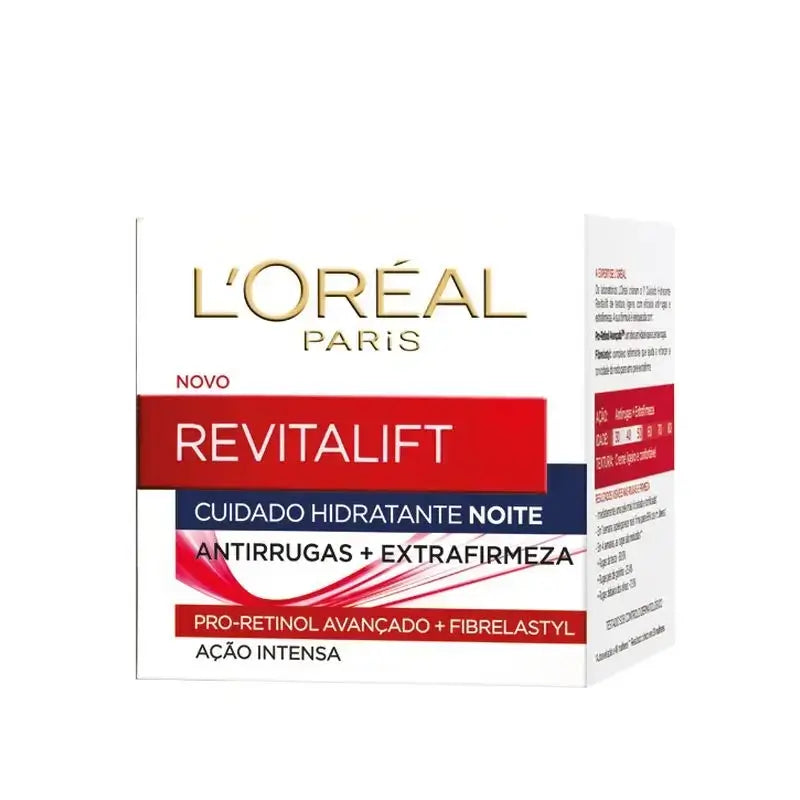 L'Oréal Paris Revitalift Anti-Wrinkle Night Cream - With Pro-Retinol - 50 Ml