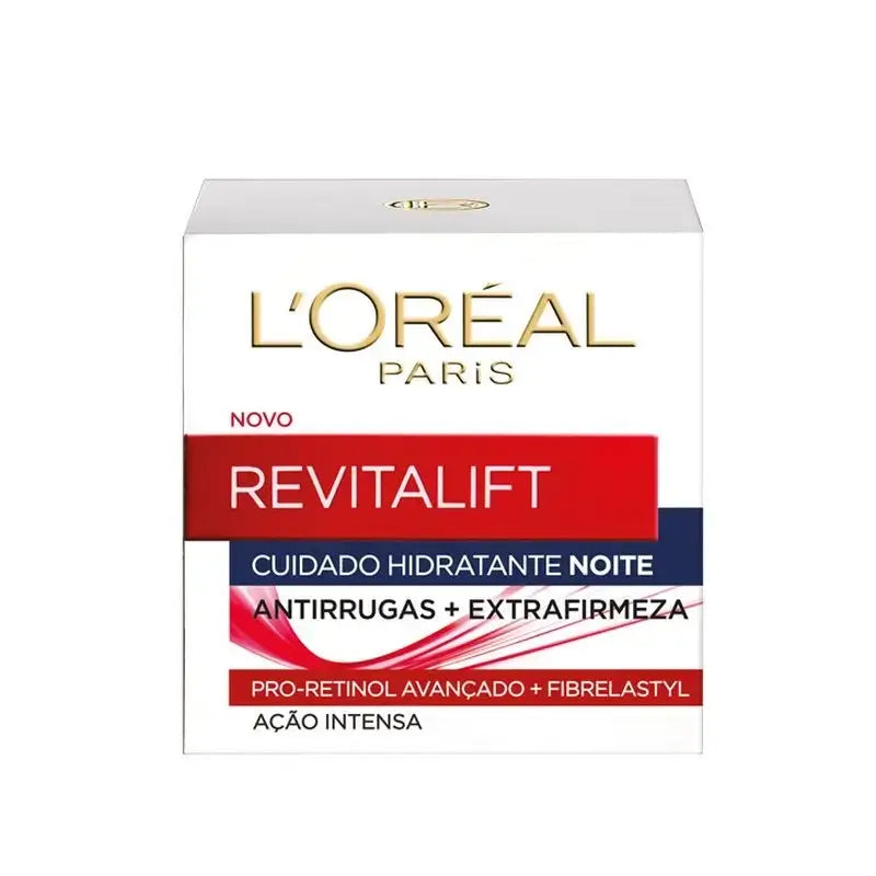 L'Oréal Paris Revitalift Anti-Wrinkle Night Cream - With Pro-Retinol - 50 Ml