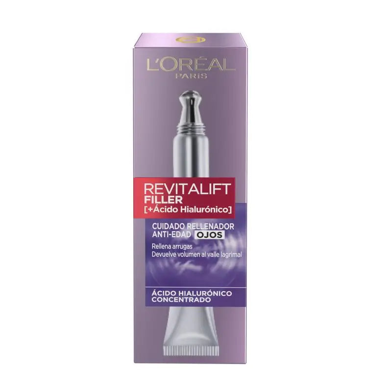 L'Oréal Paris Revitalift Filler Anti-Age Plumping Eye Contour [+Hyaluronic Acid]-15Ml