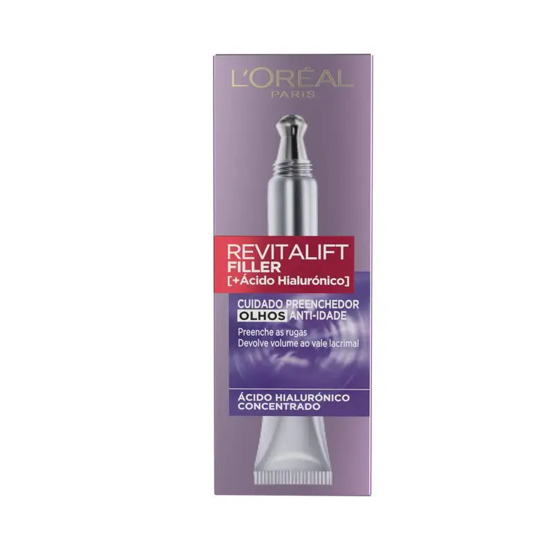 L'Oréal Paris Revitalift Filler Anti-Age Plumping Eye Contour [+Hyaluronic Acid]-15Ml