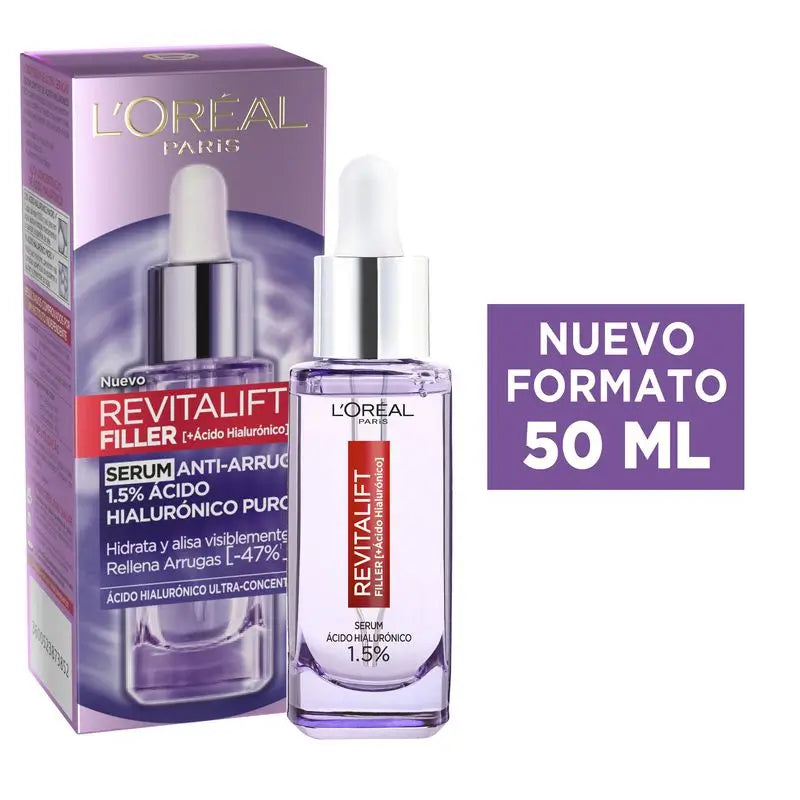 L'Oréal Paris Anti-Ageing Serum Revitalift Filler (+Pure Hyaluronic Acid) 50Ml