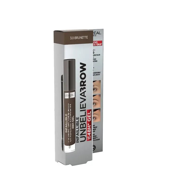 L'Oréal Paris Unbelieva Brow Gel Long Lasting Brow Gel 3.0 Brunette