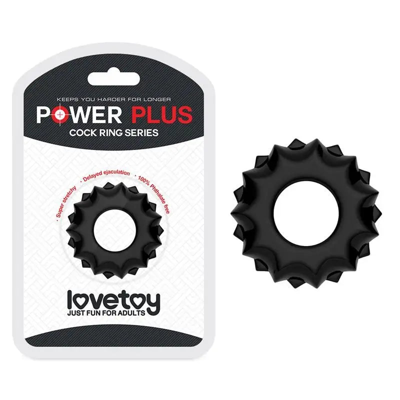 Lovetoy Anillo Para El Pene Power Plus Negro