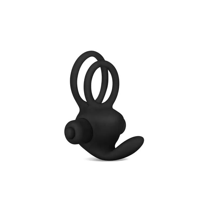 Lovetoy Anillo Vibrador Doble Power Clit Duo Negro