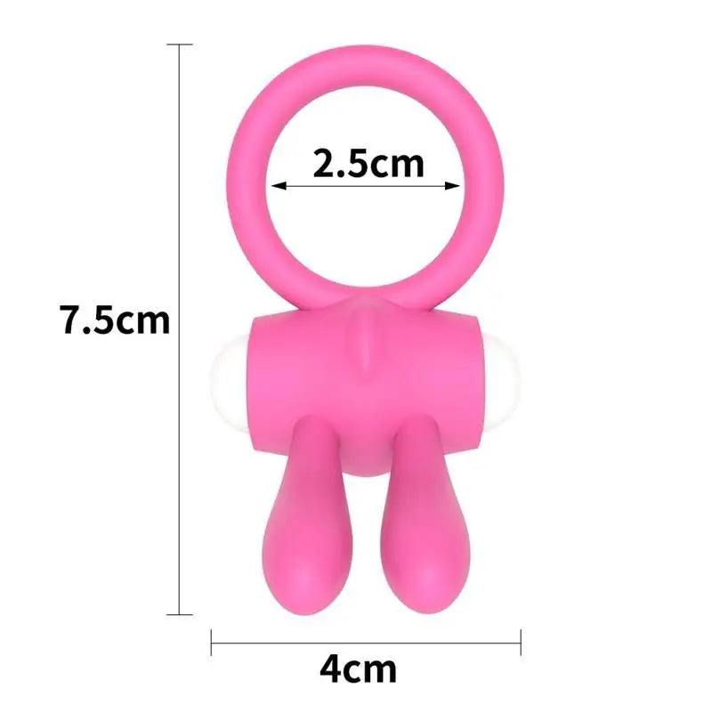 Lovetoy Anillo Vibrador Power Clit Rosa