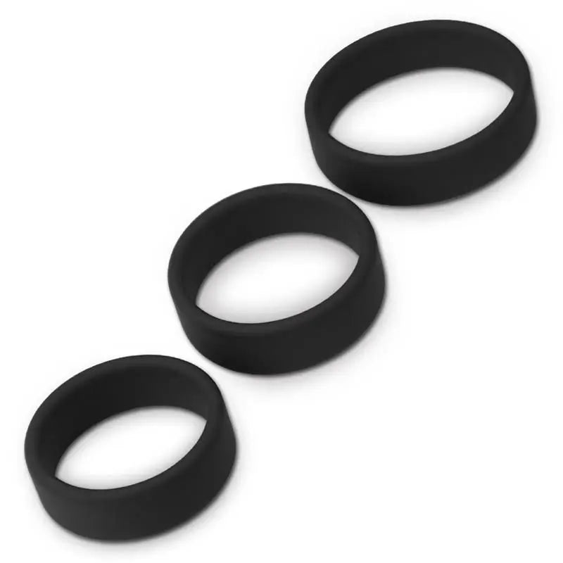 Lovetoy Pack De 3 Anillos Para El Pene Power Ring Negro