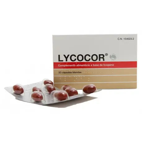 Lycocor Food Supplement , 20 soft capsules