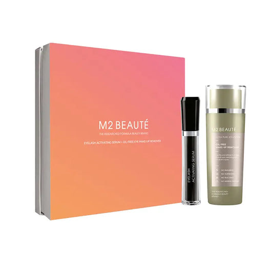 M2 Beaute Set Eyelash & Oil-Free Make Up Remover