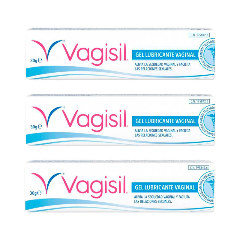 Pack 3 Vagisil Vaginal Lubricant Gel, 30gr