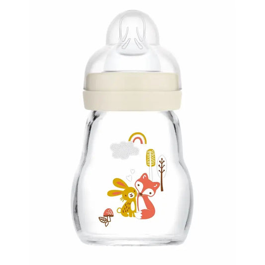 Mam Baby Baby Baby Bottle Crystal Feel Good Neutral Matt, 170Ml