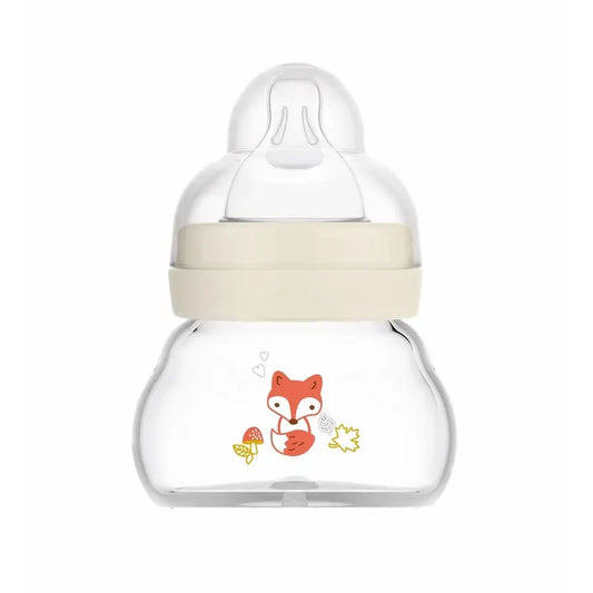 Mam Baby Baby Feeding Bottle Crystal Feel Good Neutral Pink, 90Ml