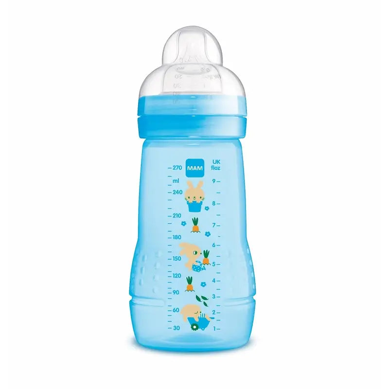 Mam Baby Easy Active Baby Bottle Bright Blue, 270Ml