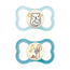 Mam Baby Pacifier Air Night Silicone Blue +6M, 2 Units