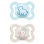 Mam Baby Pacifier Air Silicone Blue 2-6M, 2 Units