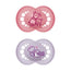 Mam Baby Original Silicone Pacifier Pink +6M, 2 Units