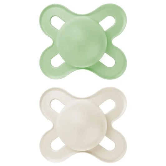 Mam Baby Pacifier Original Start Latex Neutral 0-2M, 2 Units