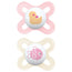 Mam Baby Pacifier Original Start Latex Pink 0-2M, 2 Units