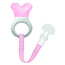 Mam Baby Teether Mini Cooler & Clip Pink