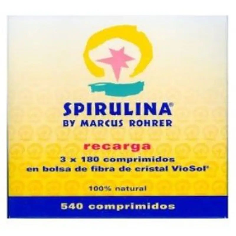 Marcus Rohrer Spirulina Recarga 540 Comprimidos Marcus Rohrer