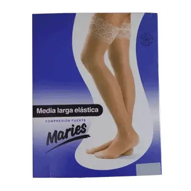 MARIES Media larga fuerte blonda beige talla 3