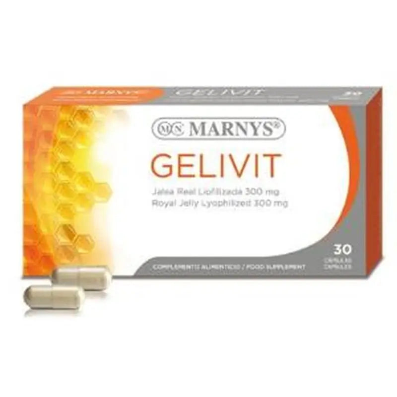 Marnys Gelivit Jalea Real Liofilizada 300Mg. 30 Cápsulas