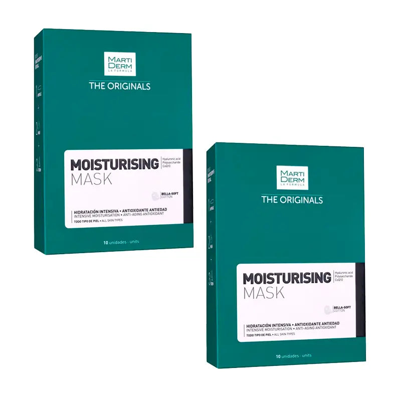 Martiderm Moisturising Mask Pack Intensive Moisturising, 2x10 units