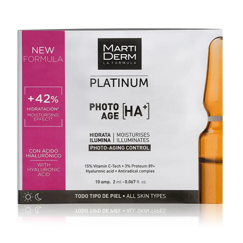 Martiderm Platinum Photo-Age Ha+ - 10 Ampollas